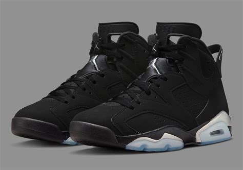 air jordan retro 6 all black|jordan 6 retro black chrome.